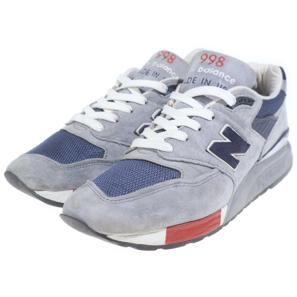 New Balance(ニューバランス) M998GNR USA製 スエード ローカットスニーカー グレー/ネイビー US9/27cm