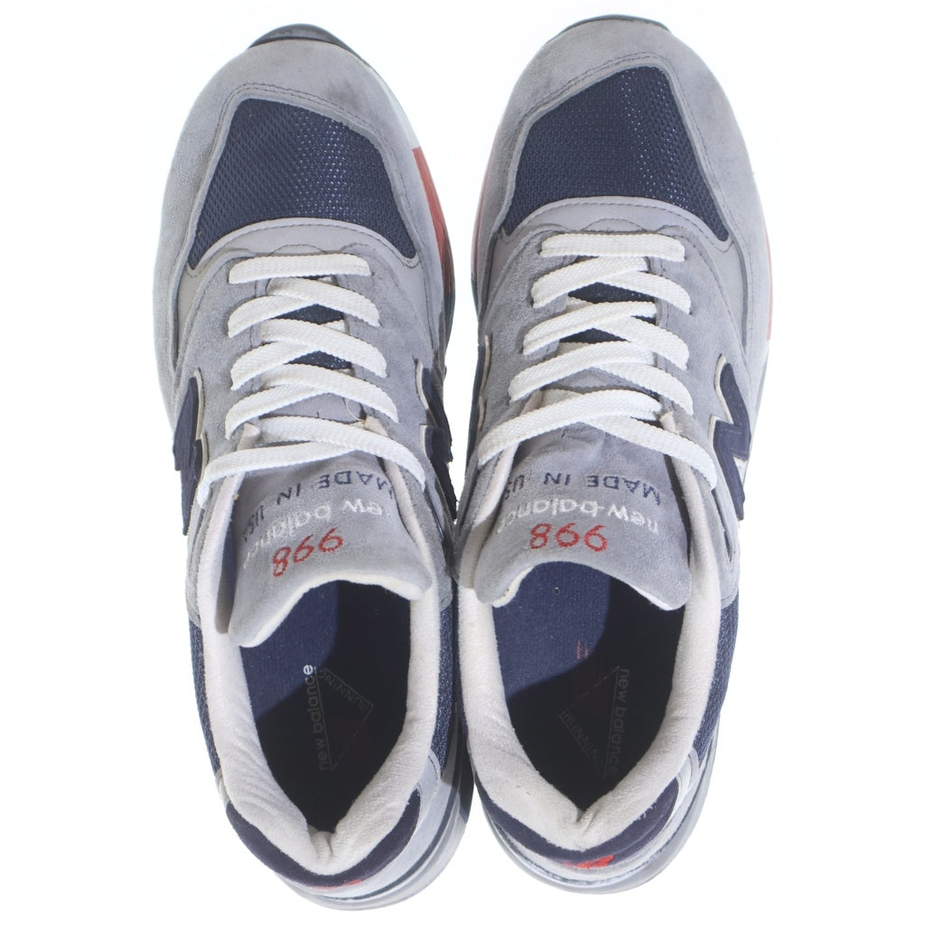 New Balance(ニューバランス) M998GNR USA製 スエード ローカットスニーカー グレー/ネイビー US9/27cm