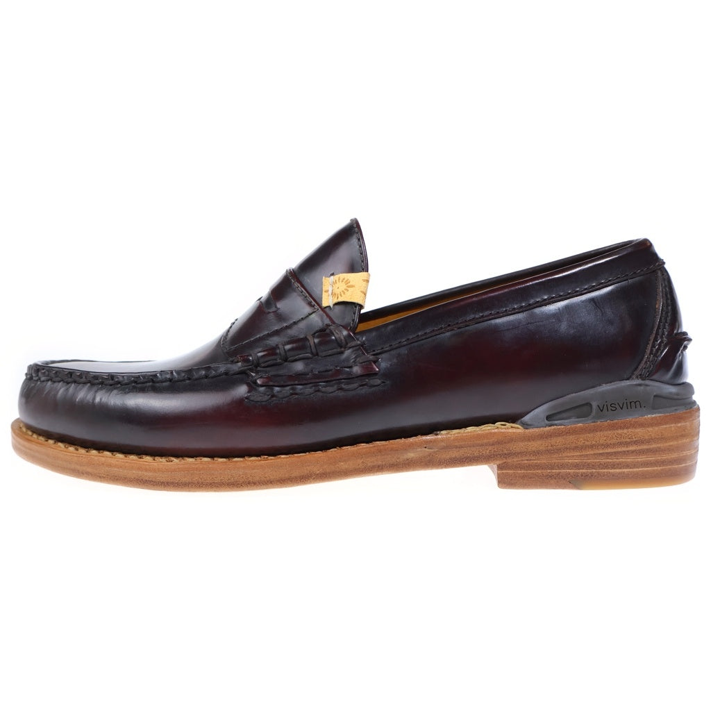 VISVIM(ヴィスヴィム) FABRO CG-FOLK ファブロ レザー コインローファー ブラウン