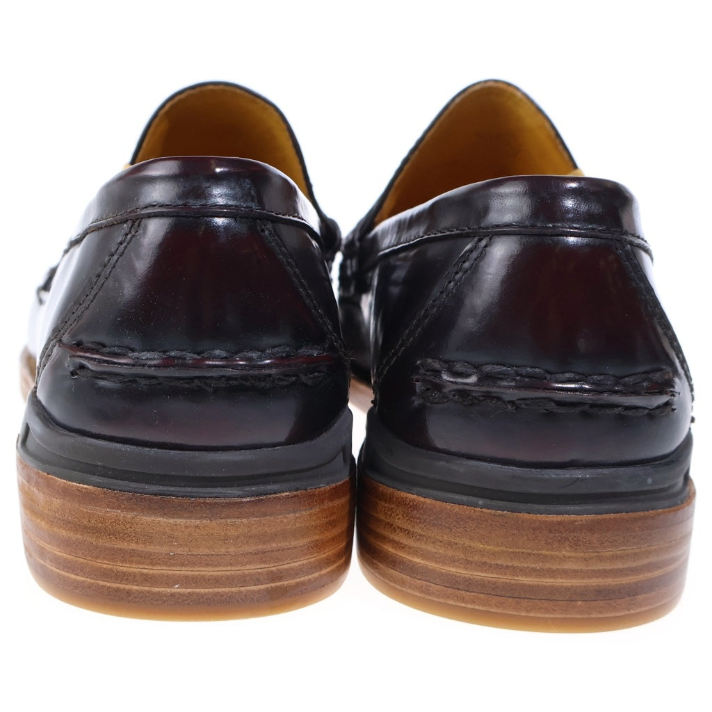VISVIM(ヴィスヴィム) FABRO CG-FOLK ファブロ レザー コインローファー ブラウン