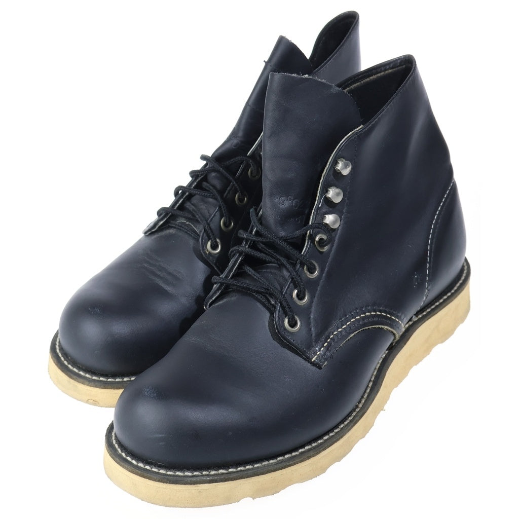 RED WING(レッド ウイング) 90S 8165 6-inch Classic Round ヴィンテージ 裏スクエア犬タグ 6インチクラシックラウンド レースアップブーツ ブラック