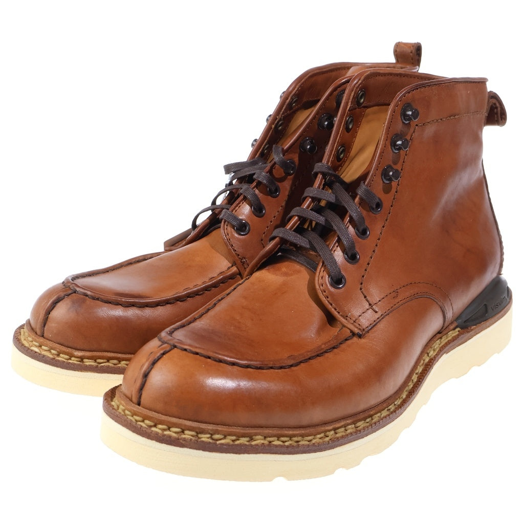 VISVIM(ヴィスヴィム) ARMIGER-FOLK アーミジャー レザー レースアップブーツ ブラウン