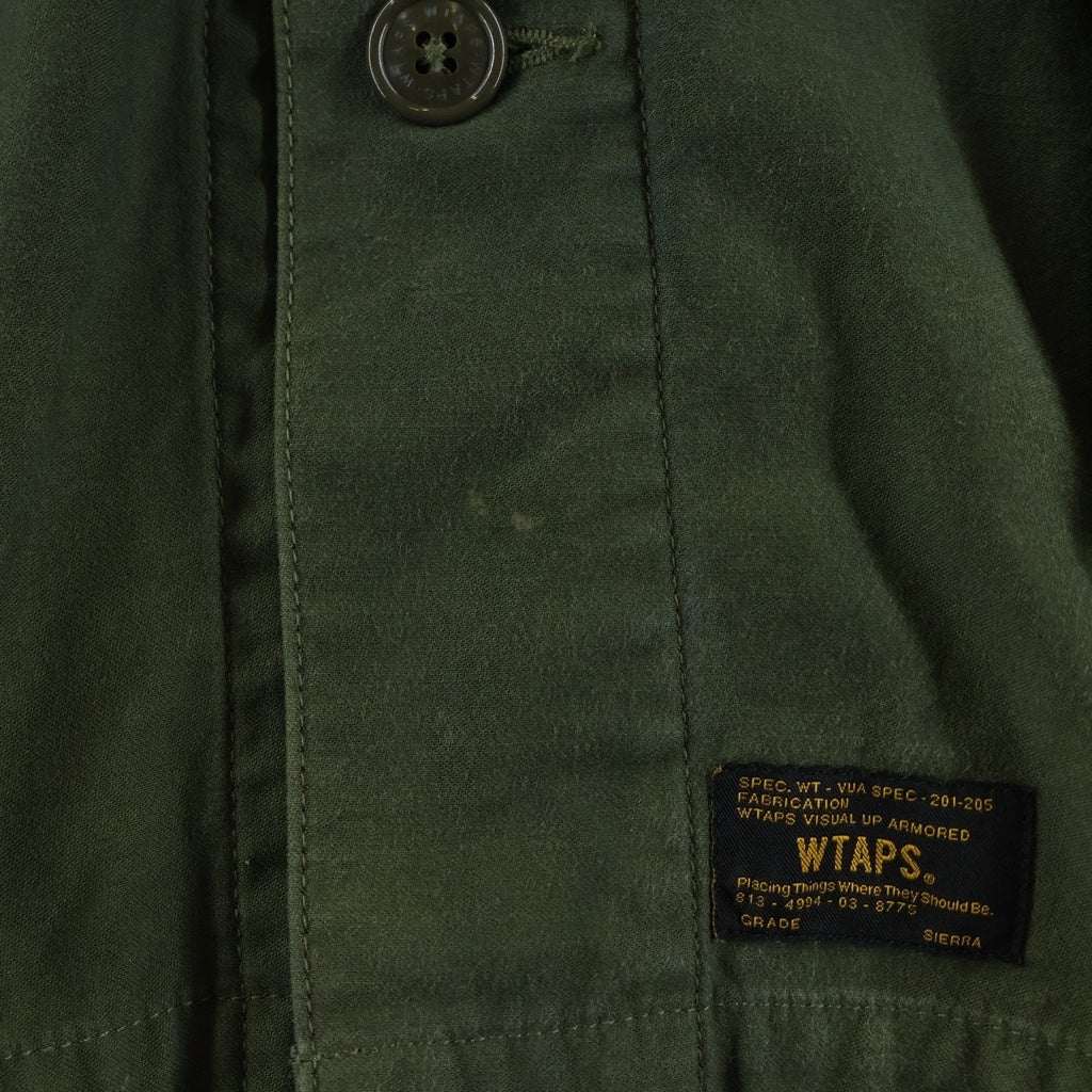 WTAPS(ダブルタップス) 17AW BUDS. LONG JACKET バッズ ロング ミリタリージャケット カーキ 172WVDT-JKM02