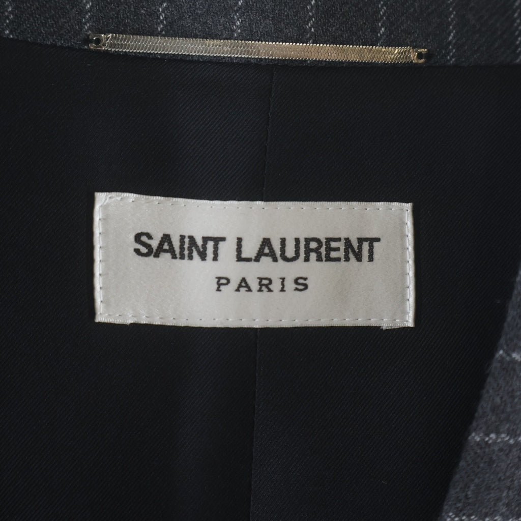SAINT LAURENT PARIS(サンローランパリ) ストライプ柄 3B ダブル