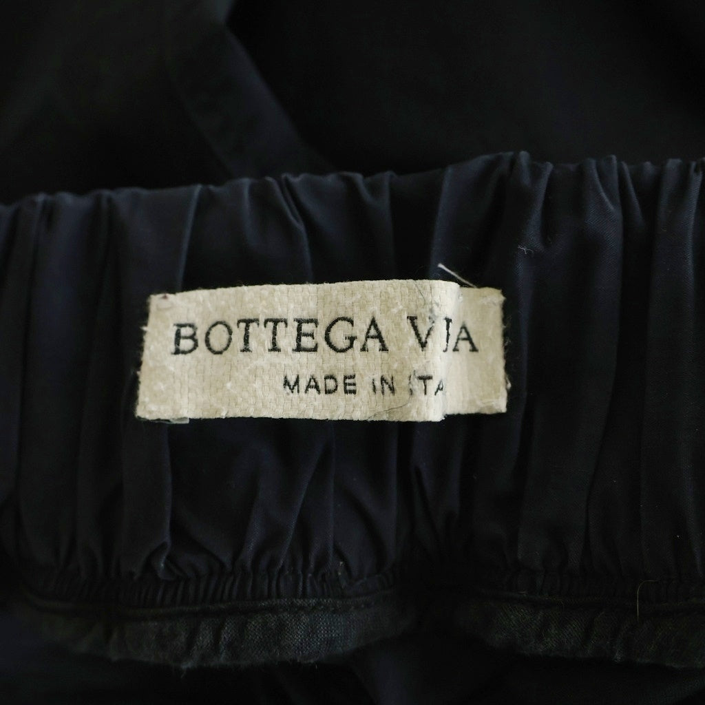 BOTTEGA VENETA(ボッテガヴェネタ) 19AW ジップポケット 裾ドローコード パンツ ブラック 578195 VF1H0