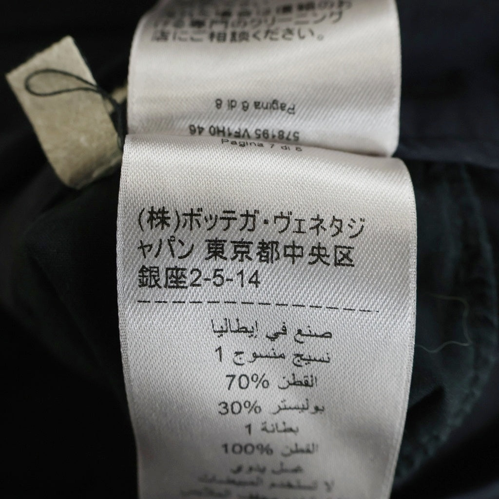BOTTEGA VENETA(ボッテガヴェネタ) 19AW ジップポケット 裾ドローコード パンツ ブラック 578195 VF1H0