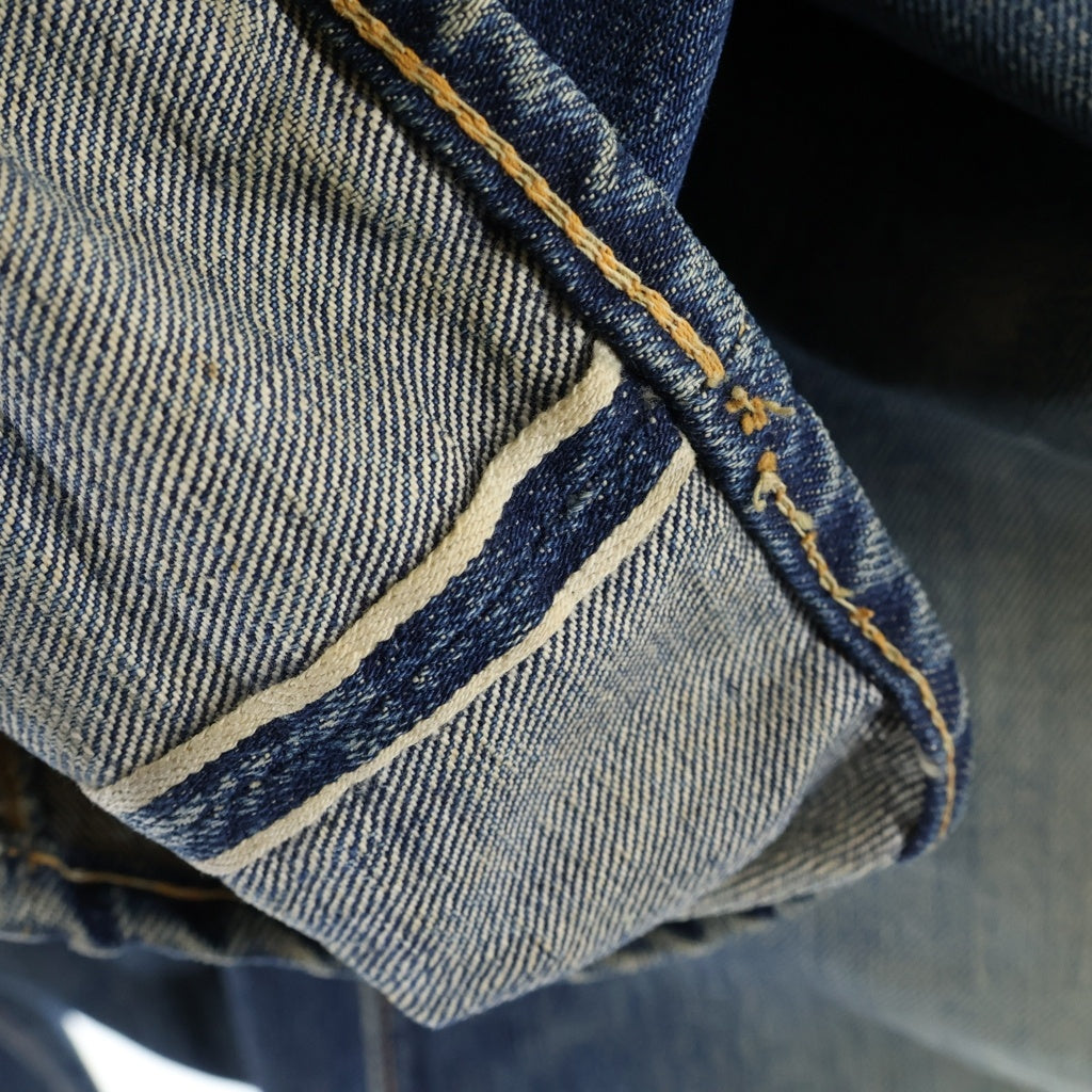 Levi's(リーバイス) 50S VINTAGE 501XX 53モデル ボタン裏ツメ刻印 両面タブ 均等V オフセットループ フラット隠しリベット 通常R ヴィンテージ ボタンフライデニムパンツ