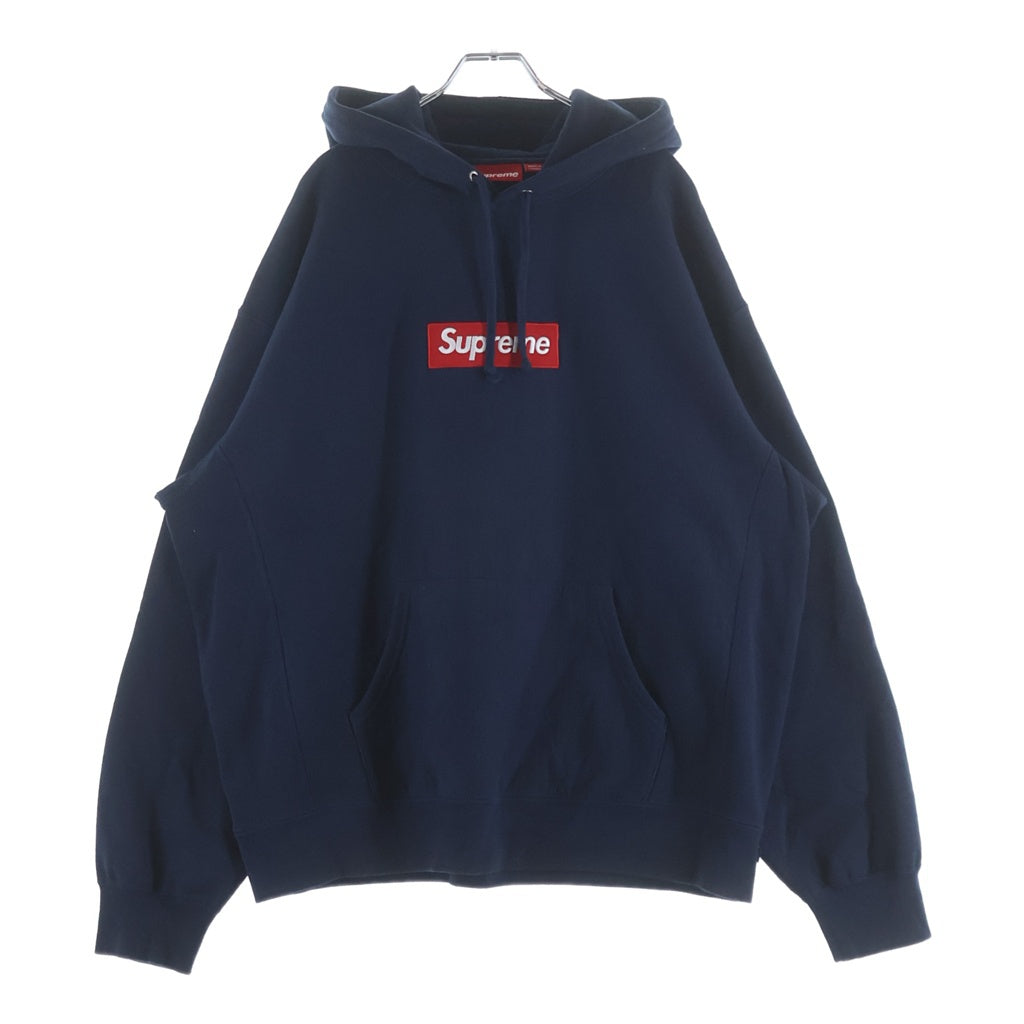 SUPREME(シュプリーム) 24AW Box Logo Hooded Sweatshirt ボックスロゴ フーデッド スウェット シャツ プルオーバー パーカー ネイビー