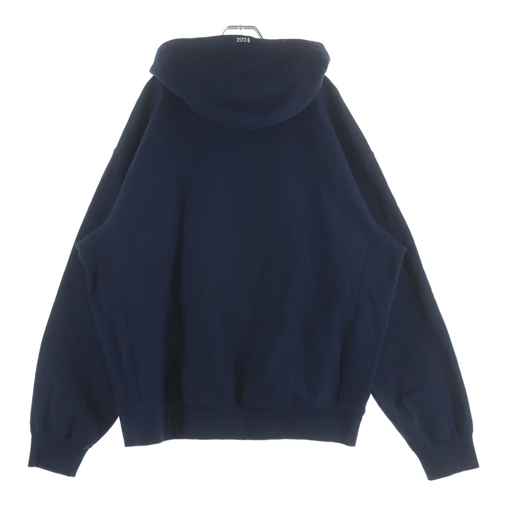 SUPREME(シュプリーム) 24AW Box Logo Hooded Sweatshirt ボックスロゴ フーデッド スウェット シャツ プルオーバー パーカー ネイビー