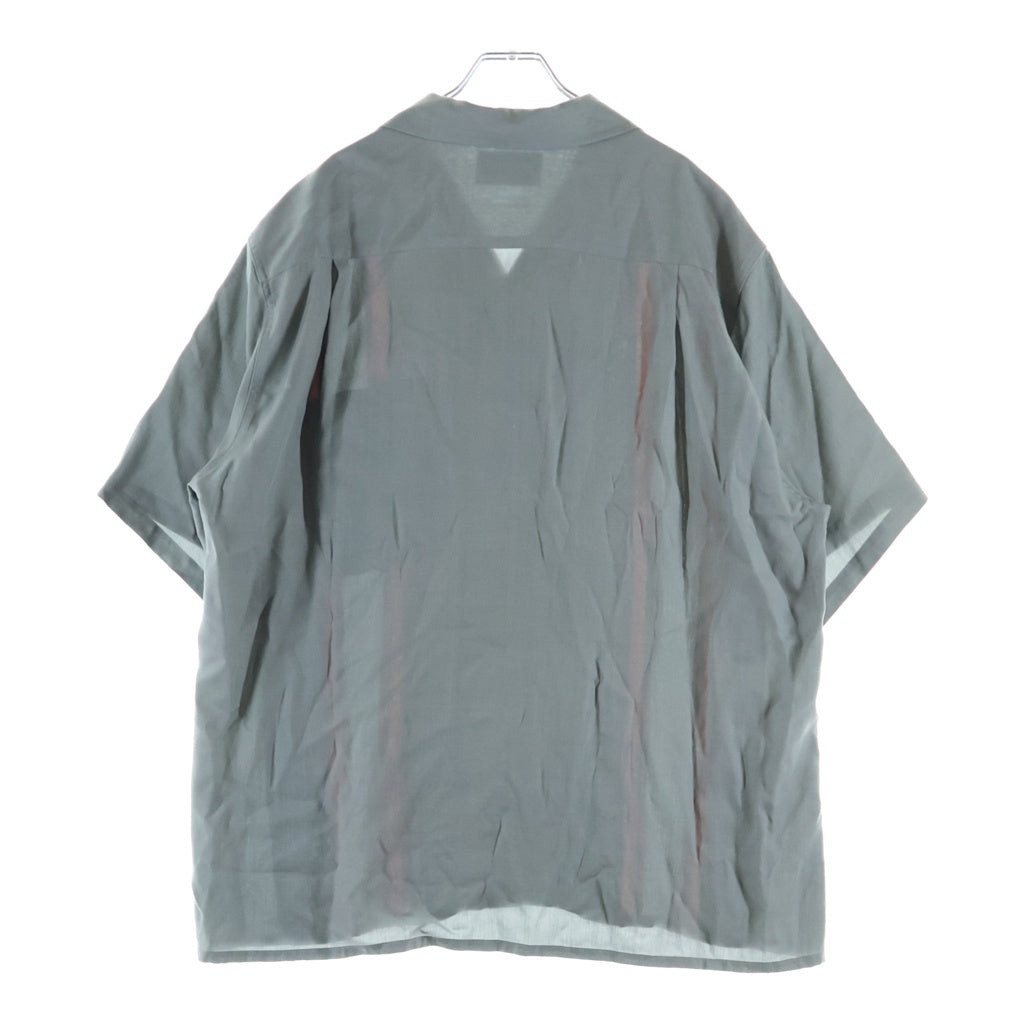 WACKO MARIA(ワコマリア) 24SS SWITCHING SHIRT スイッチング ボタンダウン 胸ポケット 半袖シャツ グレー