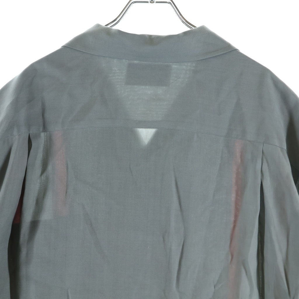 WACKO MARIA(ワコマリア) 24SS SWITCHING SHIRT スイッチング ボタンダウン 胸ポケット 半袖シャツ グレー