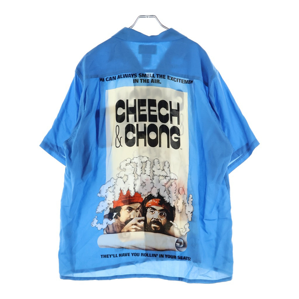 WACKO MARIA(ワコマリア) 22SS Cheech & Chong STILL SMOKIN SS HAWAIIAN SHIRT スティル スモーキン ハワイアン 両面プリント ボタンダウン 半袖シャツ
