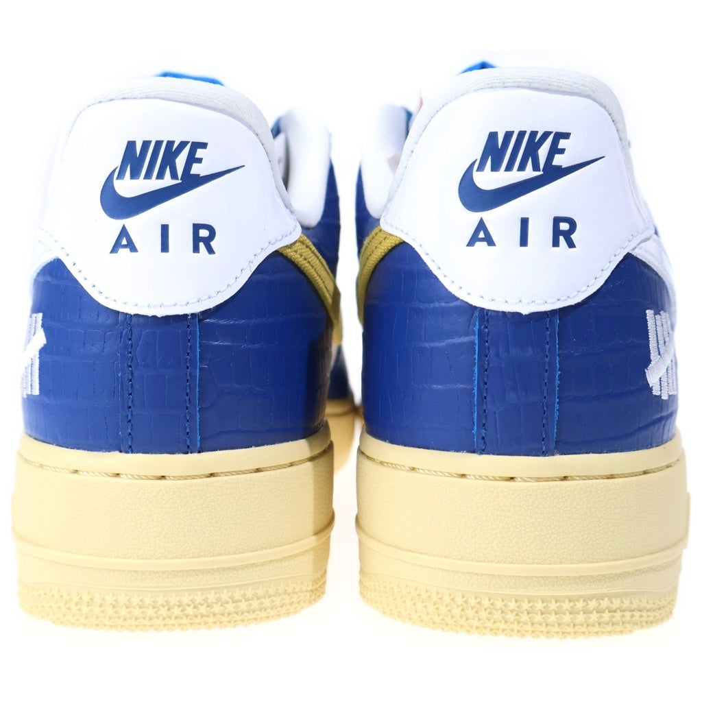 NIKE(ナイキ) ×UNDEFEATED AIR FORCE 1 LOW SP アンディフィーテッド エアフォース ローカットスニーカー ブルー/イエロー US9.5/27.5cm DM8462-400