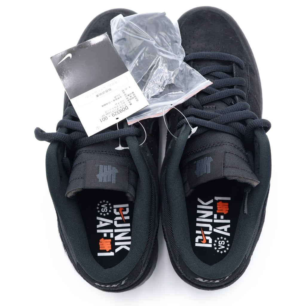 NIKE(ナイキ) ×UNDEFEATED DUNK LOW SP 5 ON IT アンディフィーテッド ダンク ロー SP ファイブオンイット ローカットスニーカー ブラック US9.5/27.5cm DO9329-001