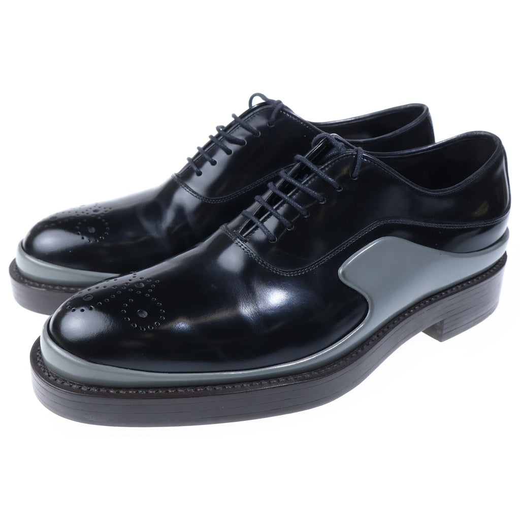 PRADA(プラダ) TRIPLE SOLE OXFORD DRESS SHOES トリプルソール オックスフォード レザードレスシューズ ブラック/グレー 2EG127