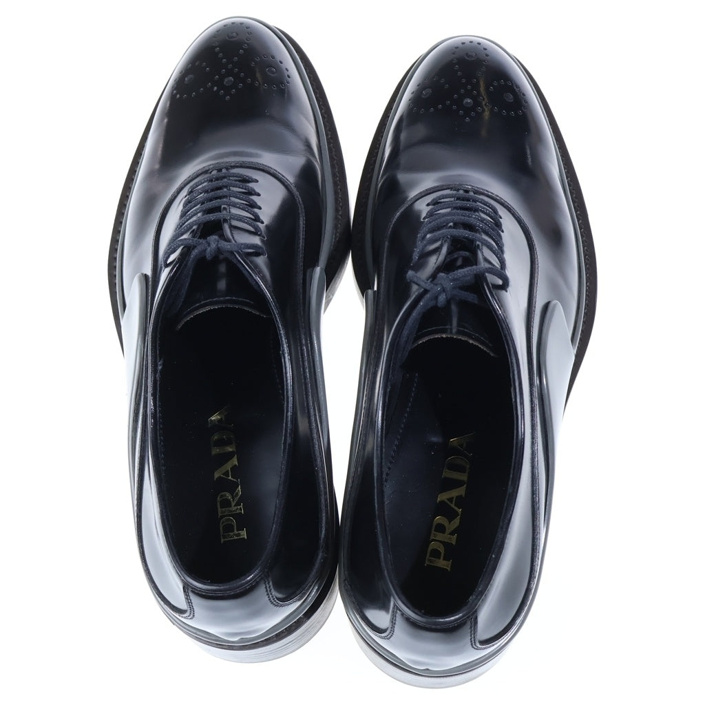PRADA(プラダ) TRIPLE SOLE OXFORD DRESS SHOES トリプルソール オックスフォード レザードレスシューズ ブラック/グレー 2EG127