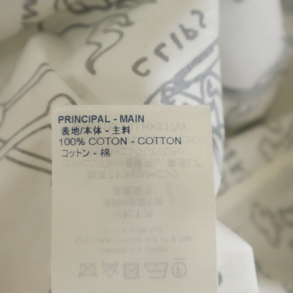LOUIS VUITTON(ルイヴィトン) 21SS LVロゴプレイズ グラフィック コットン レギュラーカラー 長袖シャツ ホワイト RM211M ZIU HKS17AW