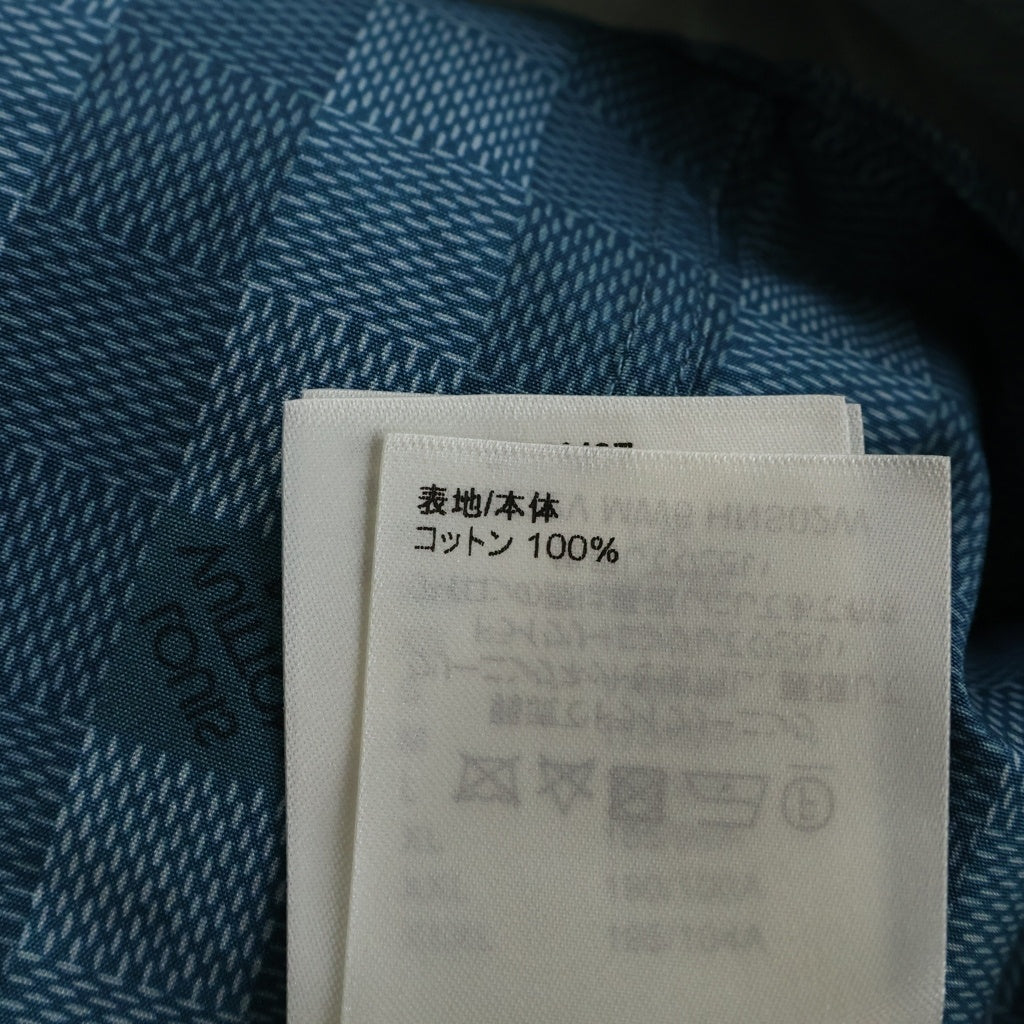LOUIS VUITTON(ルイヴィトン) 22AW ダミエ ストライプ グラデーション コットン レギュラーカラー 長袖シャツ ブルー RM222V MW6 HNS02W