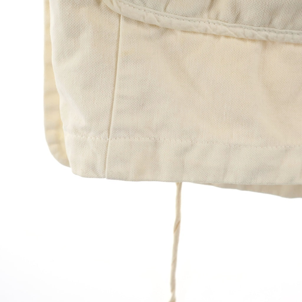 Maison Margiela(メゾンマルジェラ) 04AW 本人期 白タグ サイドベンツ ノーカラー コットン ダブルトレンチコート アイボリー