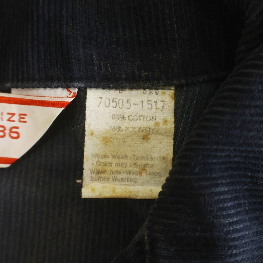 Levi's(リーバイス) 70S VINTAGE CORDUROY JACKET USA製 ヴィンテージ ボタン裏529 コーデュロイ ジャケット ネイビー 70505-1517