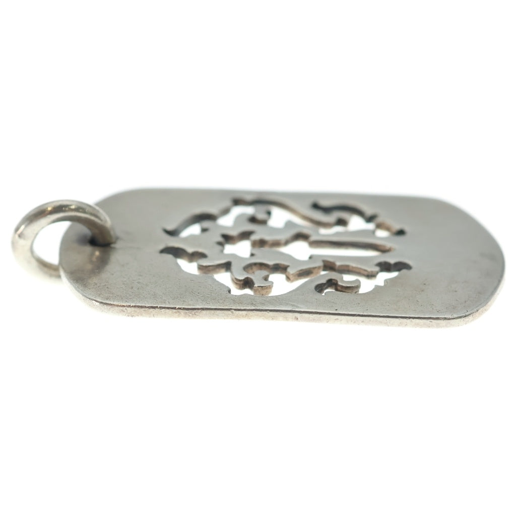 CHROME HEARTS(クロムハーツ) OLD D TAG LRG DAGGER オールド ヴァインダガーカットアウトドッグタグ ラージ ペンダントトップ シルバー BCA240