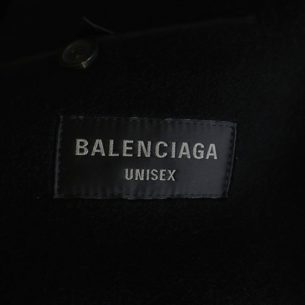 BALENCIAGA(バレンシアガ) Skater Tailored Coat ウール スケーター テーラードロングコート ブラック 768973 TPU03