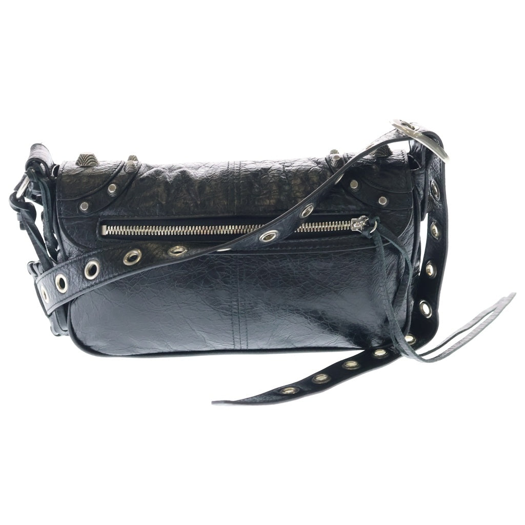 BALENCIAGA(バレンシアガ) ショルダーバッグ ルカゴールXS 719082 ダークグレー レザー BALENCIAGA(バレンシアガ) Le Cagole Xs DIY METALショルダーバッグ