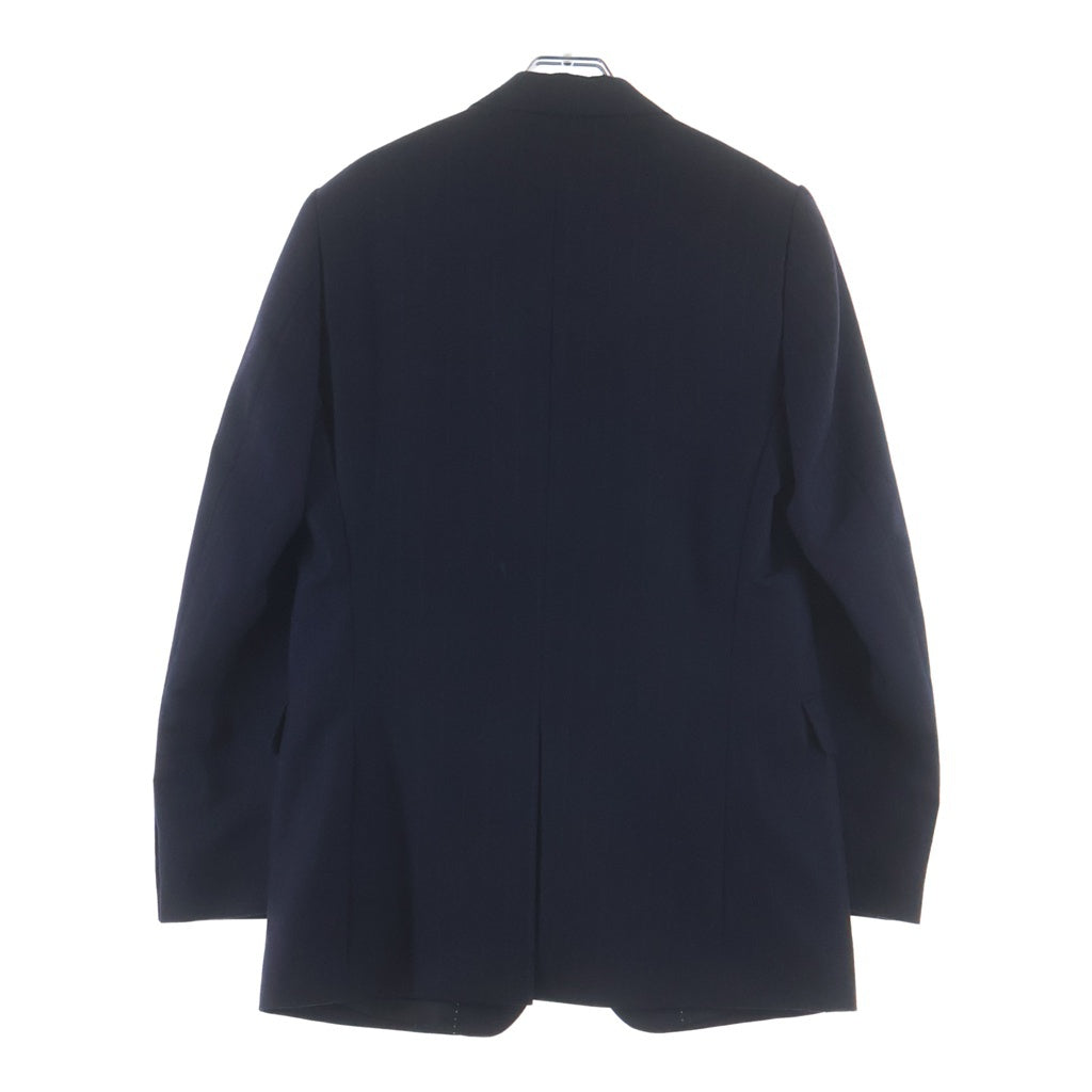 DRIES VAN NOTEN(ドリスヴァンノッテン) LOVAT STRIPE BLAZER SLACKS ラバット ウール ストライプ シングル2Bテーラードジャケット ブレザー スラックスパンツ セットアップ ネイビー
