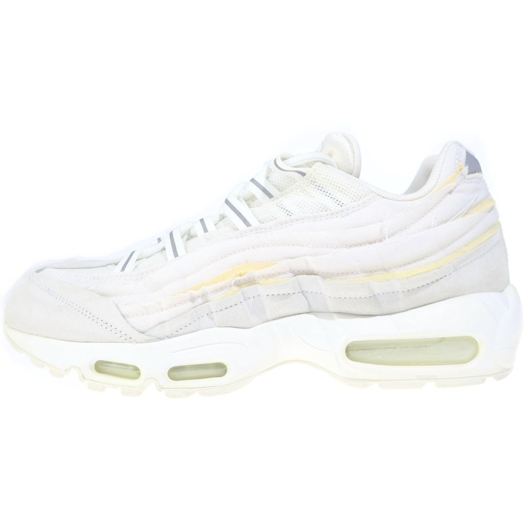 NIKE(ナイキ) ×COMME DES GARCONS HOMME PLUS AIR MAX 95 コムデギャルソンオムプリュス エアマックス95 エアマックス95 ローカットスニーカー ホワイト US9.5/27.5cm CU8406-100