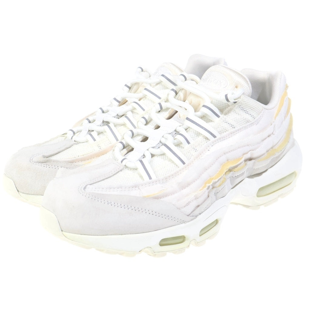 NIKE(ナイキ) ×COMME DES GARCONS HOMME PLUS AIR MAX 95 コムデギャルソンオムプリュス エアマックス95 エアマックス95 ローカットスニーカー ホワイト US9.5/27.5cm CU8406-100