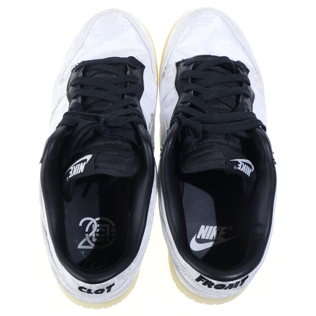 NIKE(ナイキ) ×CLOT ×FRAGMENT DESIGN DUNK LOW SP ダンク ローカットスニーカー ホワイト US9/27cm FN0315-110