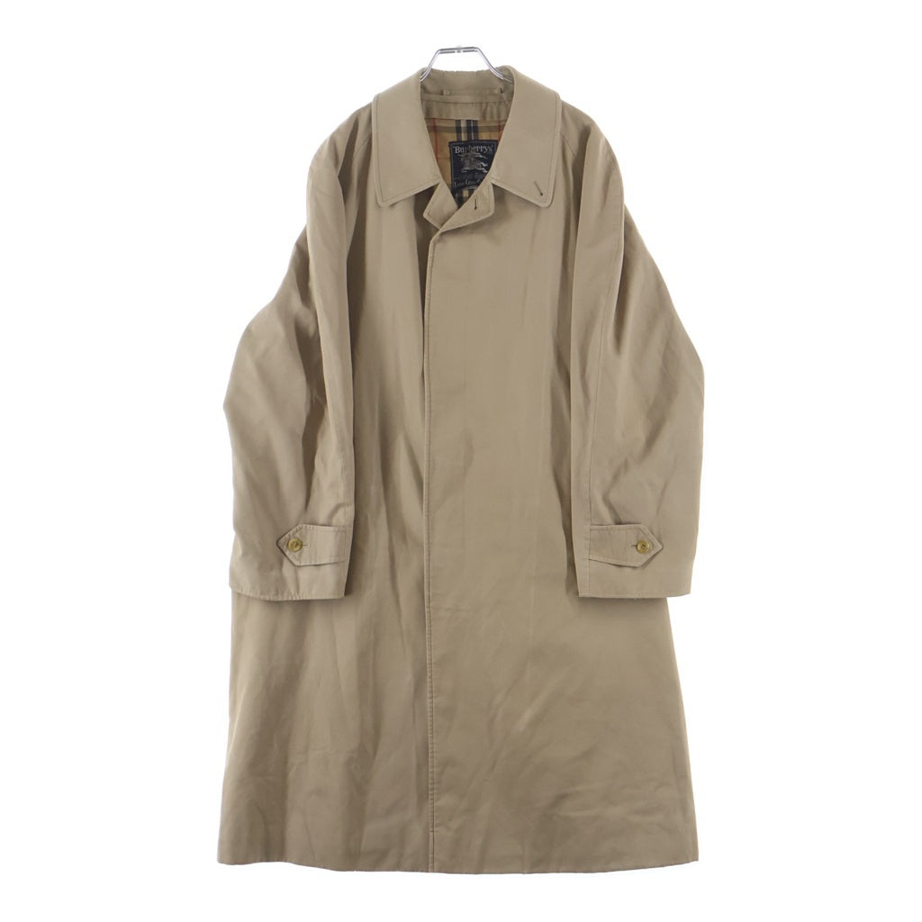 BURBERRY(バーバリー) 裏地ノバチェック総柄 ラグランスリーブ ステンカラーコート ベージュ