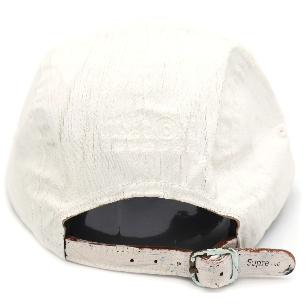 SUPREME(シュプリーム) 24SS ×MM6 Maison Margiela Painted Camp Cap エムエムシックスメゾンマルジェラ ペインティッド キャンプキャップ 帽子 ホワイト