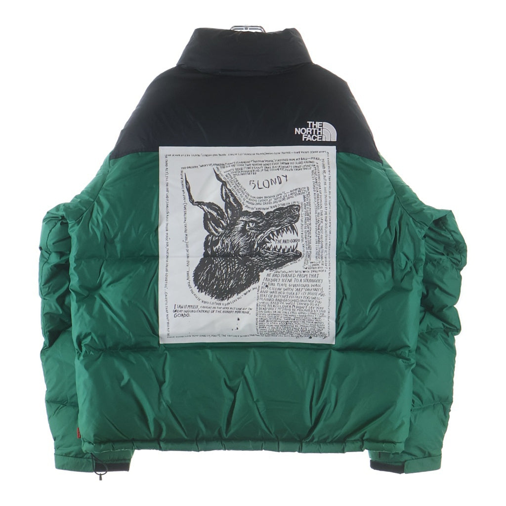 SUPREME(シュプリーム) 24AW ×THE NORTH FACE Raymond Pettibon Nuptse Jacket レイモンド ペティボン ヌプシ ダウンジャケット グリーン/ブラック ND524021