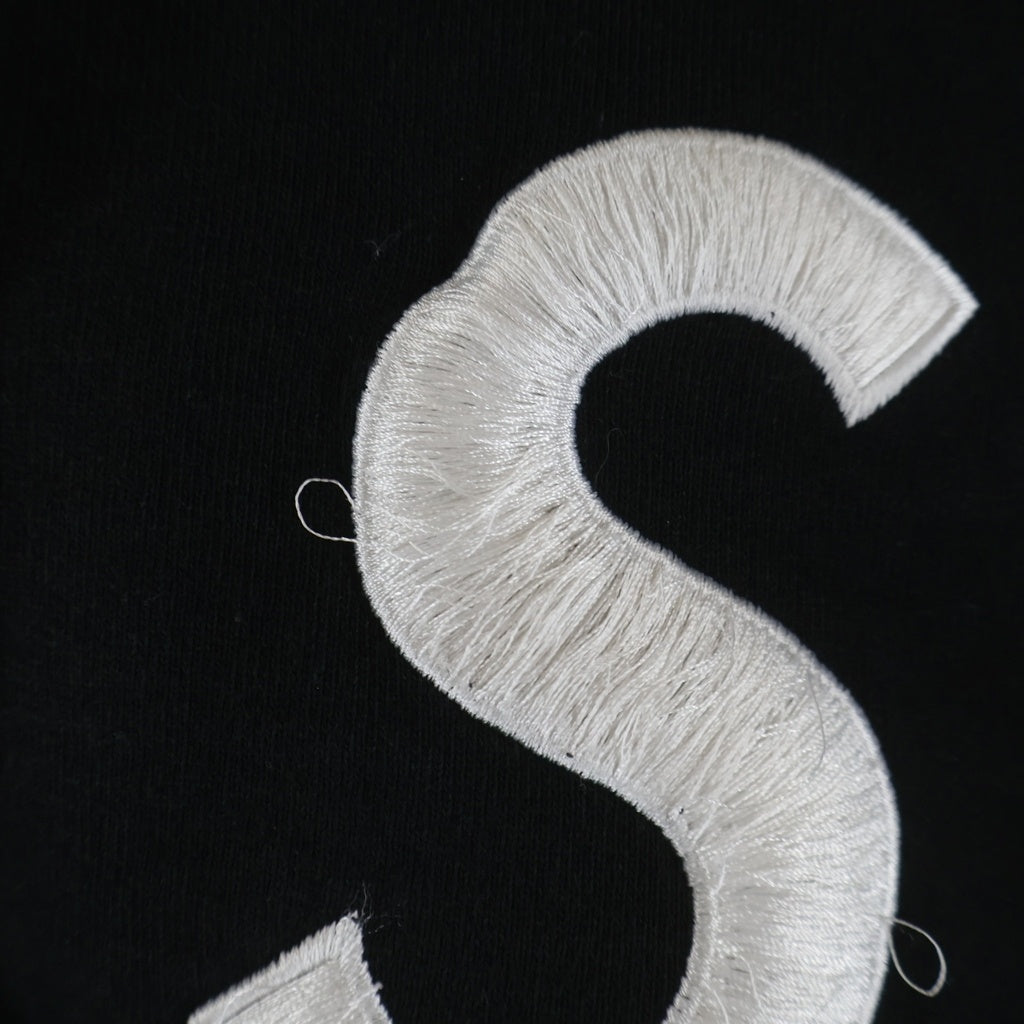 SUPREME(シュプリーム) 24AW S Logo Zip Up Hooded Sweatshirt Sロゴ スウェット ジップアップパーカー ブラック