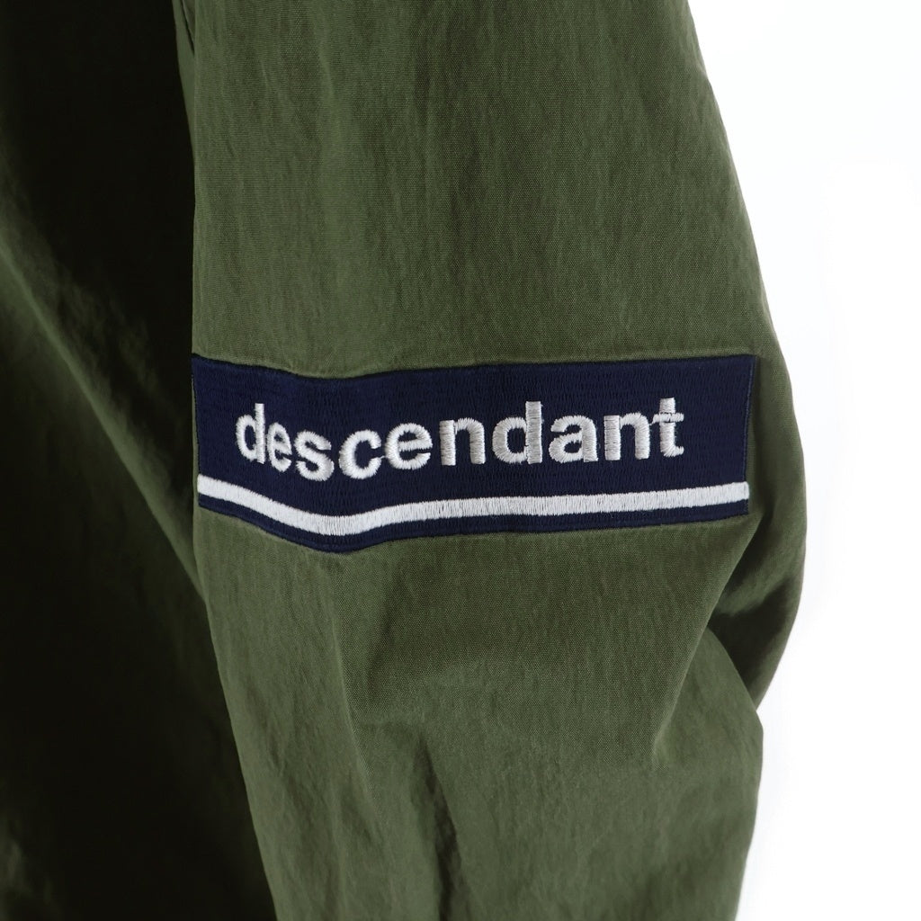 DESCENDANT(ディセンダント) 24AW MOLE HOODED LS SHIRT モールスキン フーデッド長袖プルオーバーシャツ ジャケット カーキ