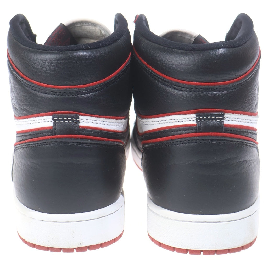 NIKE(ナイキ) AIR JORDAN1 HIGH OG BLOOD LINE エアジョーダン1 ハイカットスニーカー ブラッドライン ブラック/レッド US10/28cm 555088-062