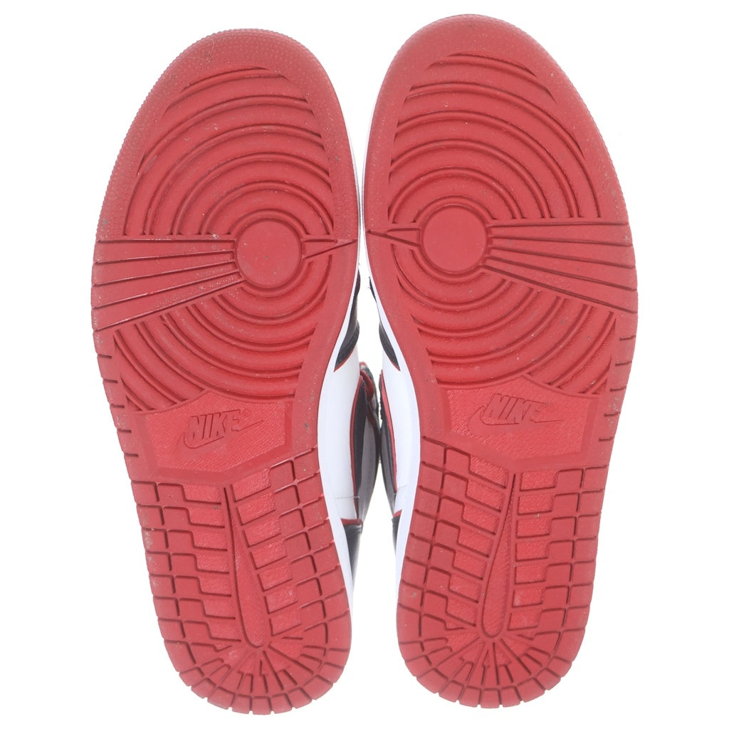 NIKE(ナイキ) AIR JORDAN1 HIGH OG BLOOD LINE エアジョーダン1 ハイカットスニーカー ブラッドライン ブラック/レッド US10/28cm 555088-062