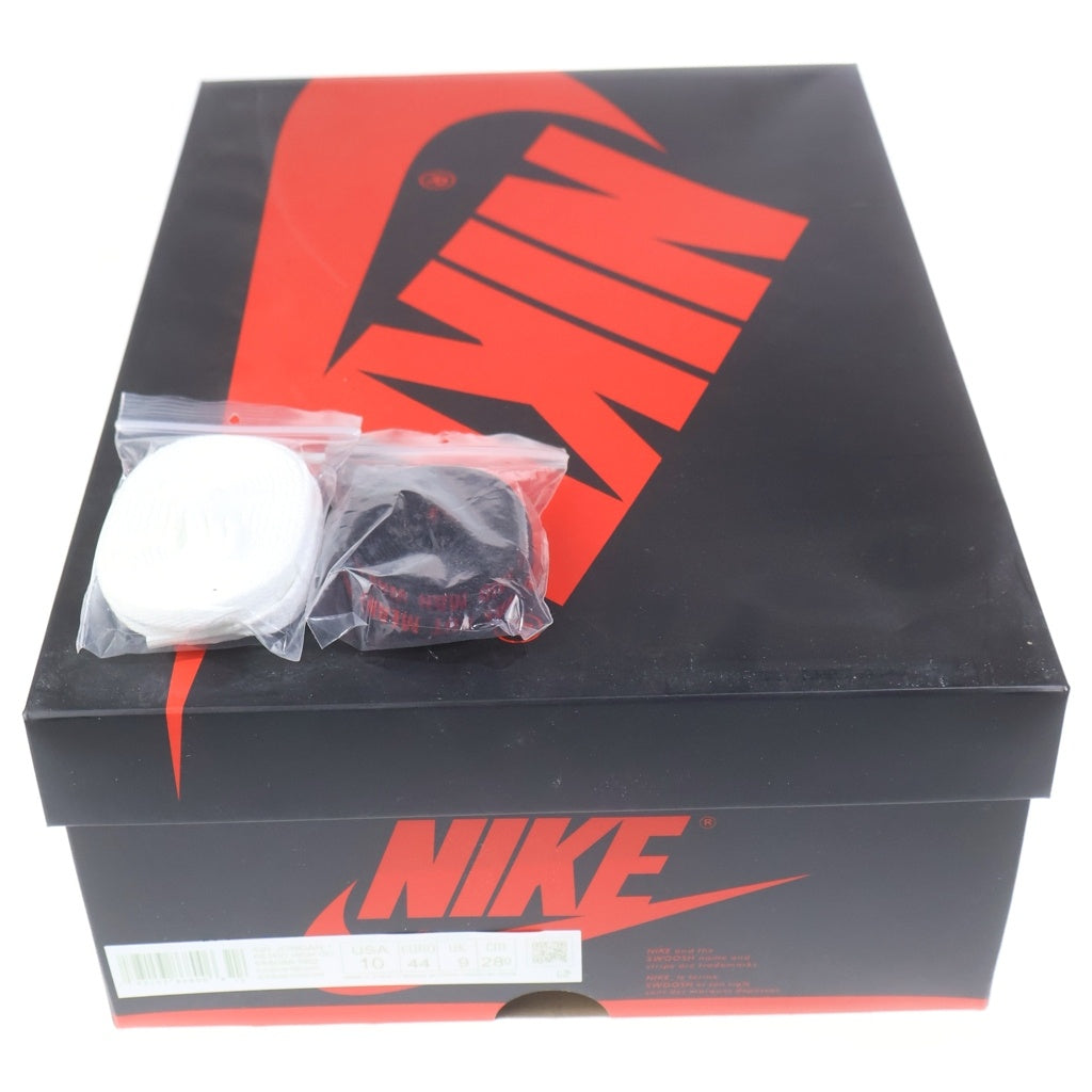 NIKE(ナイキ) AIR JORDAN1 HIGH OG BLOOD LINE エアジョーダン1 ハイカットスニーカー ブラッドライン ブラック/レッド US10/28cm 555088-062
