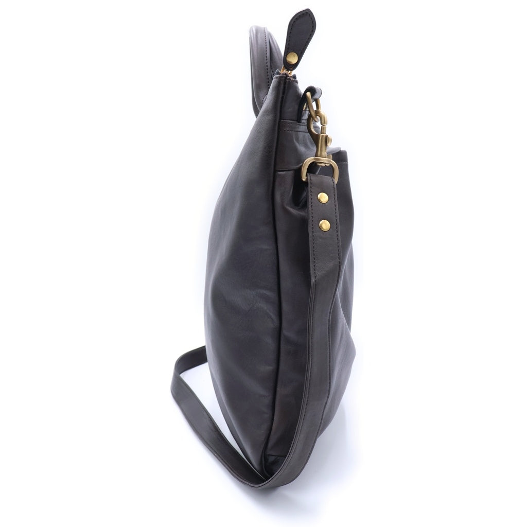 NO BRAND(ノーブランド) IKEDA KOHGEI 池田工芸 ×LIGHTNING T-CORE LEATHER LOVER HELMET BAG ライトニング コアホースハイドレザー ラバーヘルメット ショルダーバッグ ブラウン