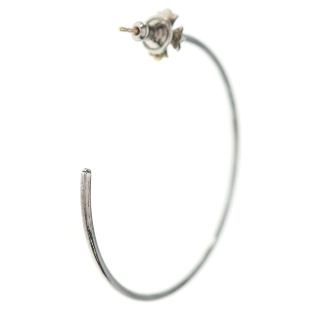 CHROME HEARTS(クロムハーツ) HOOP CH PLS CHプラス フープ ピアス シルバー BCA099