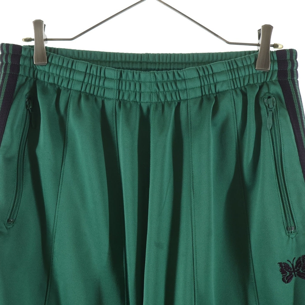 Needles(ニードルス) HD TRACK PANT ロゴデザイン ドローストリング トラックパンツ グリーン MR290