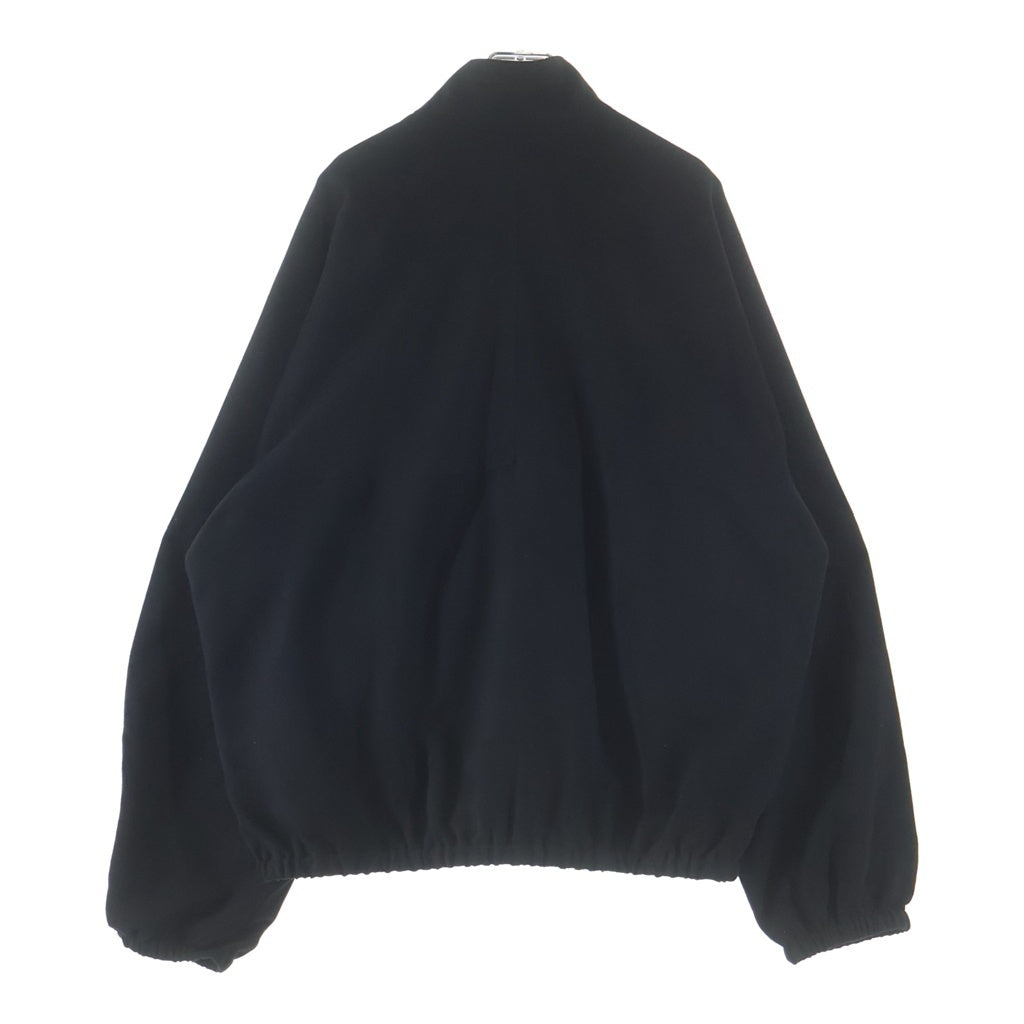 ANCELLM(アンセルム) VEGAN SUEDE KIMONO BLOUSON ビーガン スエード キモノ ブルゾンジャケット ブラック ANC-JK56