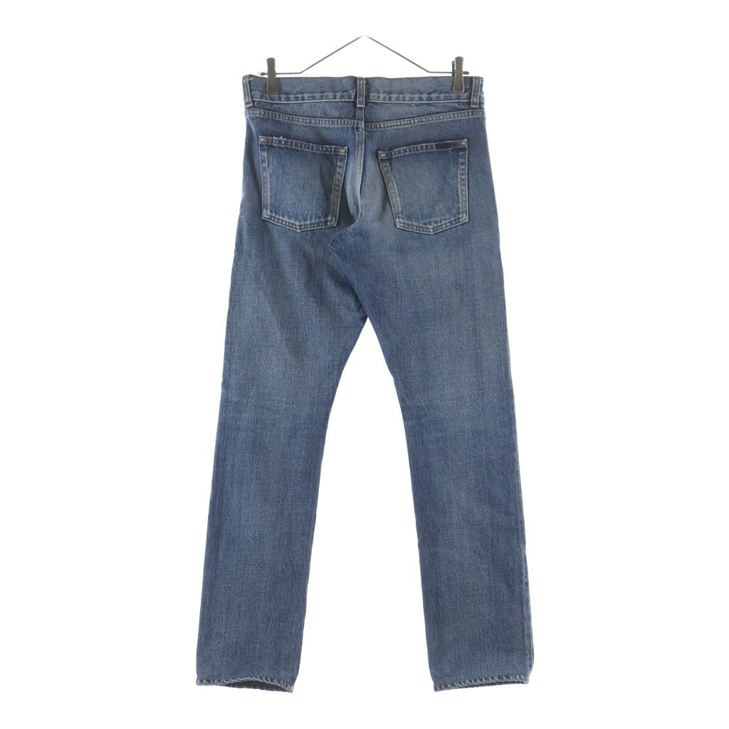 SAINT LAURENT PARIS(サンローランパリ) ボタンフライ コットン スリム デニムパンツ インディゴ 597052 Y11CB