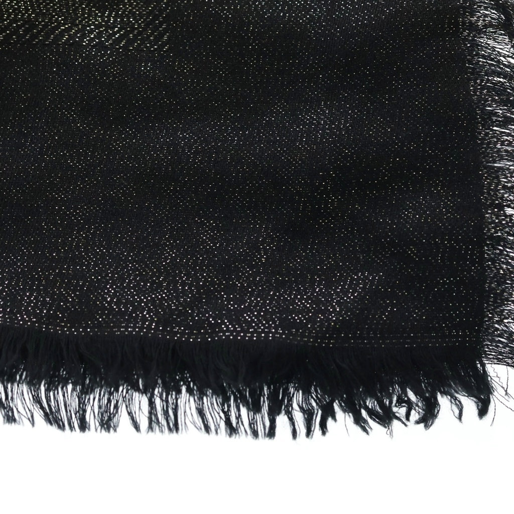 GUCCI(グッチ) GG LAME JACQUARD SHAWL ラメジャカード モノグラムショール スカーフ マフラー ブラック 694839 3G720 1080 レディース
