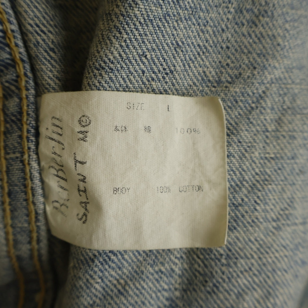 SAINT MICHAEL(セントマイケル) 23AW×BerBerJin DENIM JACKET 777XX ベルベルジン 2nd ヴィンテージ加工 デニムジャケット インディゴ SM-A23-0000-C17