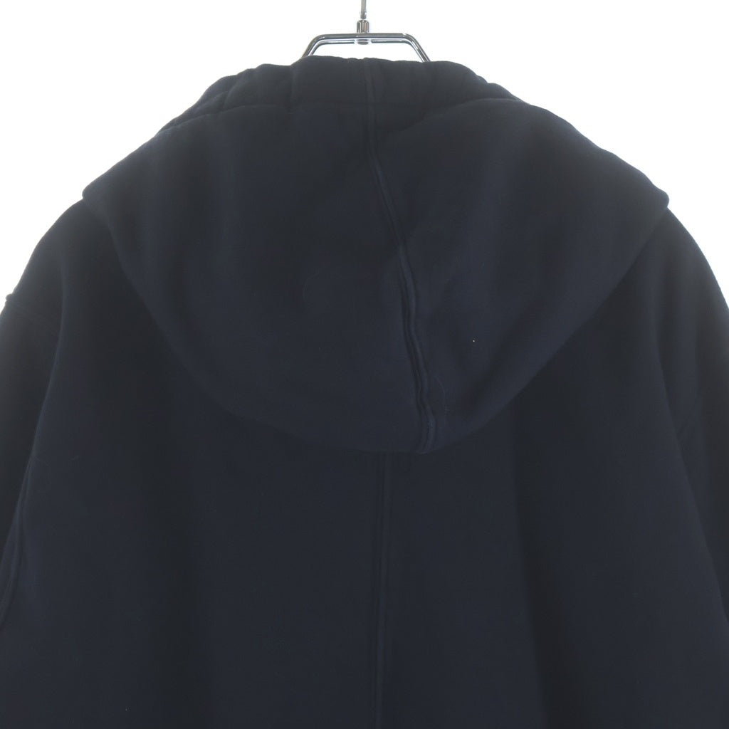 Rick Owens DRKSHDW(リックオウエンス ダークシャドウ) 19AW レタープリント プルオーバースウェットパーカー フーディ ブラック DU19F6285-FEP3