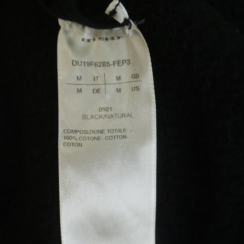 Rick Owens DRKSHDW(リックオウエンス ダークシャドウ) 19AW レタープリント プルオーバースウェットパーカー フーディ ブラック DU19F6285-FEP3