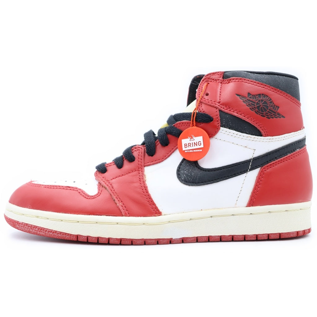 NIKE(ナイキ) 【観賞用1994年製】AIR JORDAN 1 RETRO HIGH CHICAGO エアジョーダン レトロ シカゴ ハイカットスニーカー ホワイト/レッド US10/28cm 130207-101