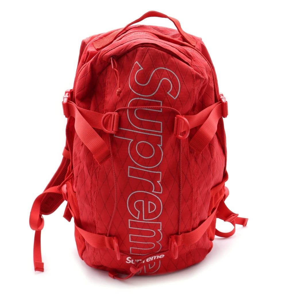 SUPREME(シュプリーム) 18AW Backpack ボックスロゴ ドローストリング バックパック リュックサック レッド